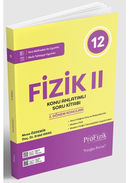 Profizik 2026 12. Sınıf Fizik Konu Anlatımlı Soru Bankası 2. Kitap