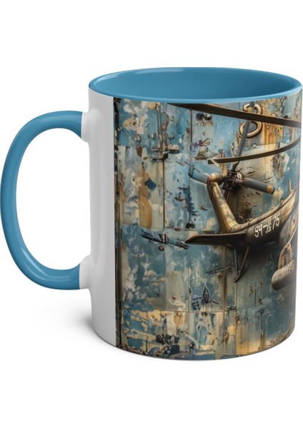 Helikopter Desenli Baskılı Kupa fiyatları