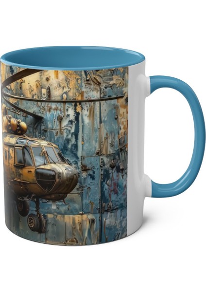 Helikopter Desenli Baskılı Kupa fırsatları