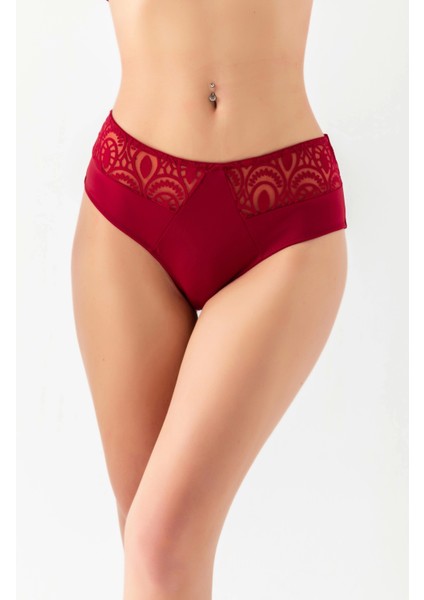 21821 Bayan Bordo Slip Külot