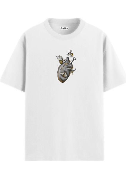 Heart And Bee - Oversize Tshirt
