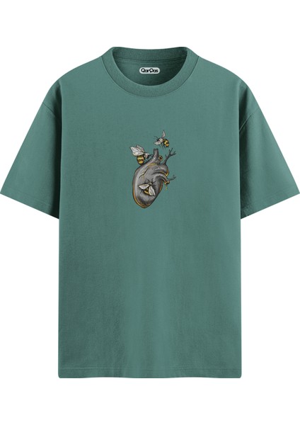 Heart And Bee - Oversize Tshirt
