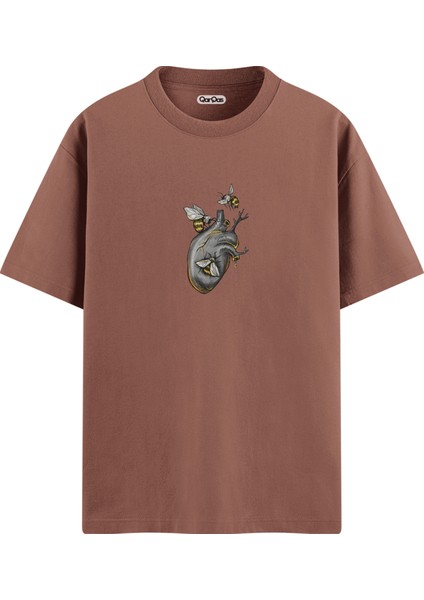 Heart And Bee - Oversize Tshirt