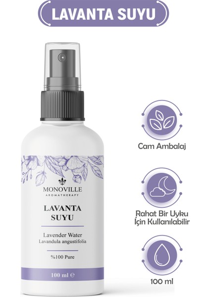 Lavanta Suyu 100 ml %100 Saf (Lavender Water)