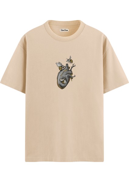 Heart And Bee - Oversize Tshirt