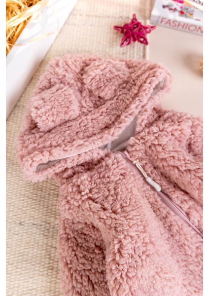 Kapüşonlu Welsoft Peluş Kışlık Kız/erkek Bebek Tulum indirimleri