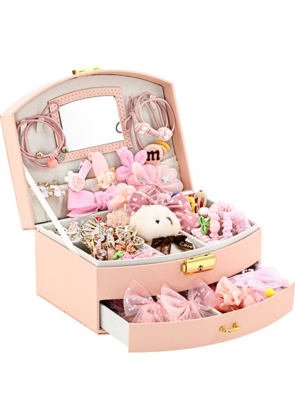 148 Parça Saç Süsleme Aksesuarları Kutusu Oyuncak modelleri