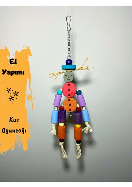 Kukla Papağan Kuş Oyuncağı