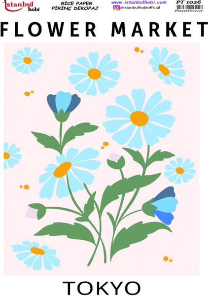 Istanbul Hobi Pirinç Dekopaj Kağıt PT1026