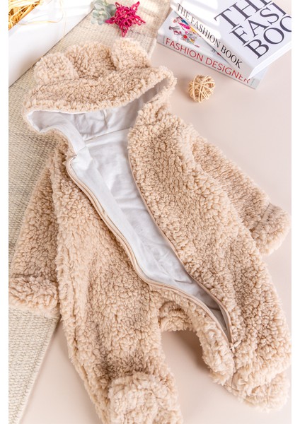 Kapüşonlu Welsoft Peluş Kışlık Kız/erkek Bebek Tulum fiyatları