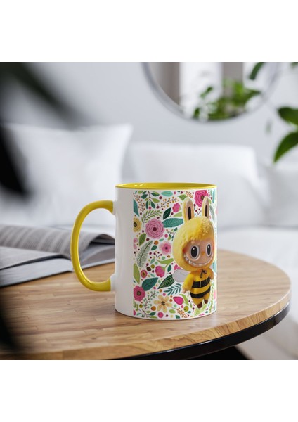 Sevimli Karakterler Baskılı Kupa