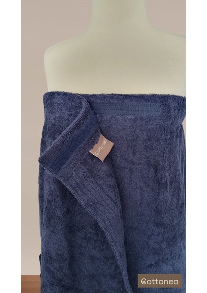 % 100 Pamuklu Aetos Sarma Havlu, Duş, Deniz-Plaj, Banyo Havlusu ve Saç Bonesi Kadın Lacivert fiyatları