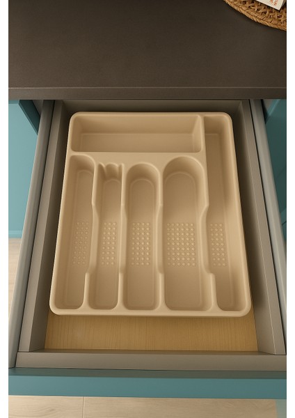 Çekmece Içi Kaşıklık 6 Gözlü Bej fiyatları