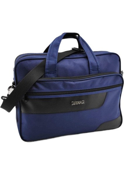 Lacivert 1900 Denye Kumaş Laptop & Evrak Çantası (162)