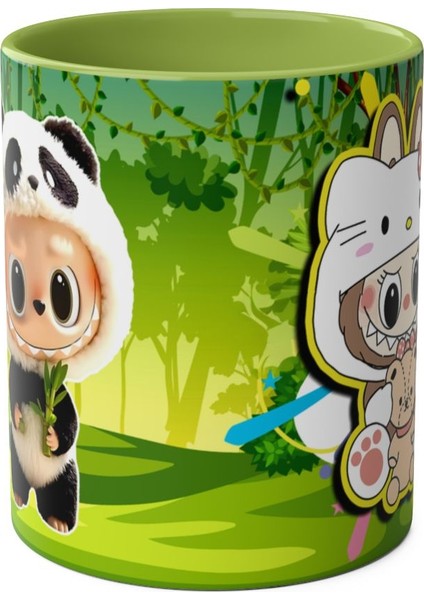 Sevimli Karakterler Baskılı Kupa