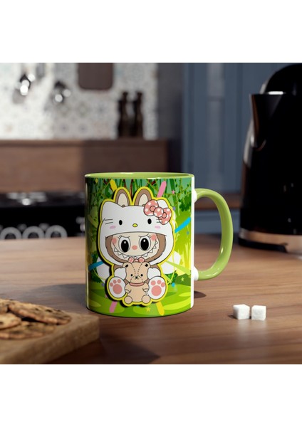 Sevimli Karakterler Baskılı Kupa