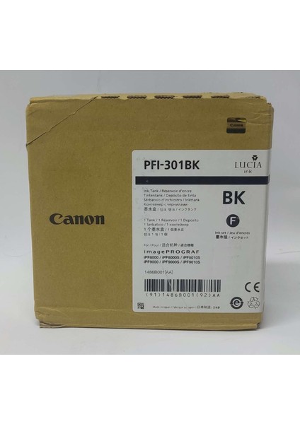 PFI-301BK Siyah Kartuş 330ML modelleri