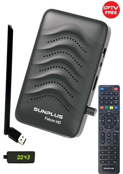 Sun Plus Astra Falcon Çanaksız Tv Full Hd Akıllı Kumanda Uydu Alıcısı Wifi