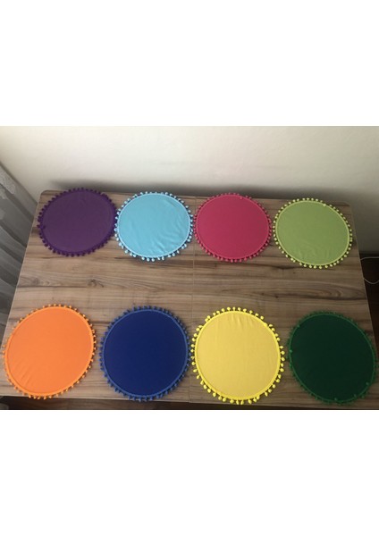 Karışık Renkli Ponponlu Supla 33 cm (Mdf Dahil) (8 Adet) fiyatları