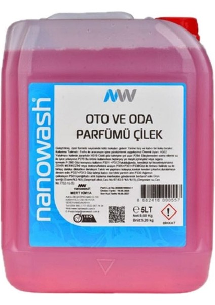 Oto ve Oda Parfümü Çilek 5 Litre
