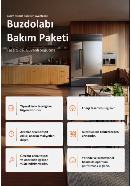 Buzdolabı Bakım Paketi (2 Yıl)