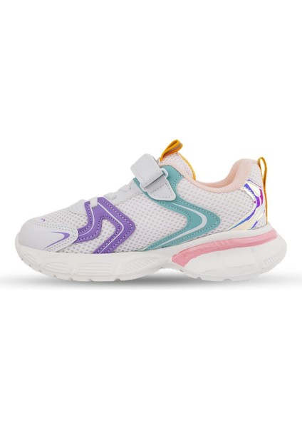 25C.KANE Beyaz Cırtlı Ortopedik Hafif Taban Kız Çocuk Spor Ayakkabı modelleri