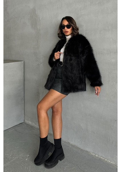 Siyah Astarlı Uzun Kaban/mont modelleri