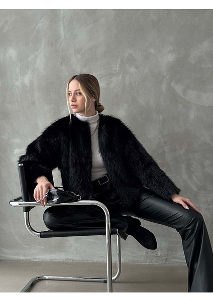 Astarlı ve Kancalı Şık Kürk Mont fiyatları