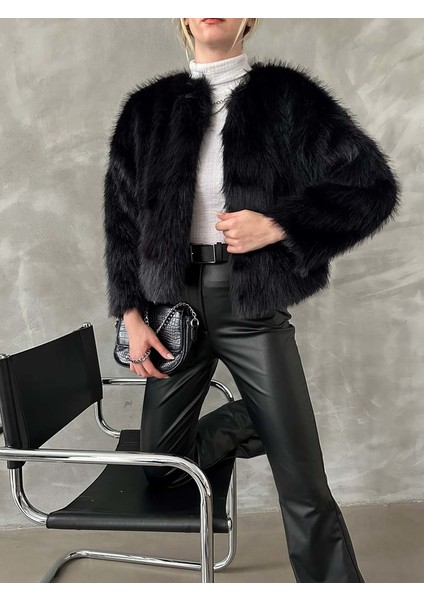 Astarlı ve Kancalı Şık Kürk Mont fırsatları