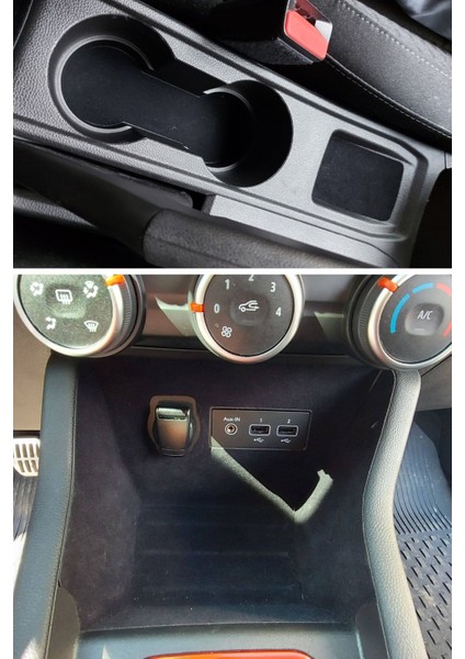 Renault Clio 5 Konfor Seti Araç Içi Eşya Saklama Cepleri Kumaş Kaplama Ses Giderici Set - Joy/touch/equılıbre Uyumlu fırsatları