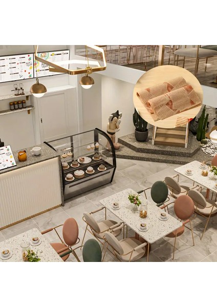 Vintage Gıda Sunum Kağıdı (28X40 Cm)