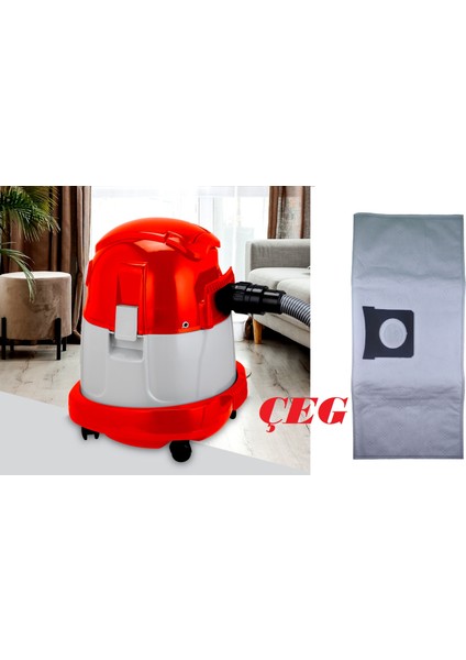 BY-4520 Tufan 2200 W Islak Kuru Toz Torbalı Süpürge Torbası Çeg
