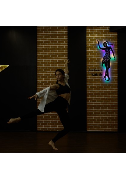 LED Işıklı Dans Temalı Tablo Helen Dekoratif Gece Lambası fırsatları