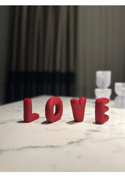 Dekoratif Balon Görünümlü Love Aşk Biblo 7 cm fiyatları