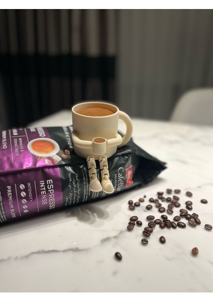 Kahve Köşesi Sevimli Biblo Bej Kahve Kupası Bardak fiyatları