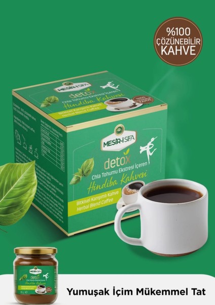 Mesir- i Şifa Detox Chia Tohumu Içeren Hindiba kahvesi modelleri