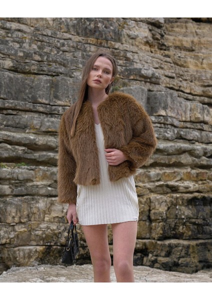 Astarlı ve Kancalı Şık Kürk Mont modelleri