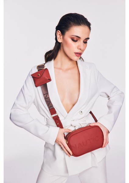 CN6529T Kadın Çapraz Çanta Kremit