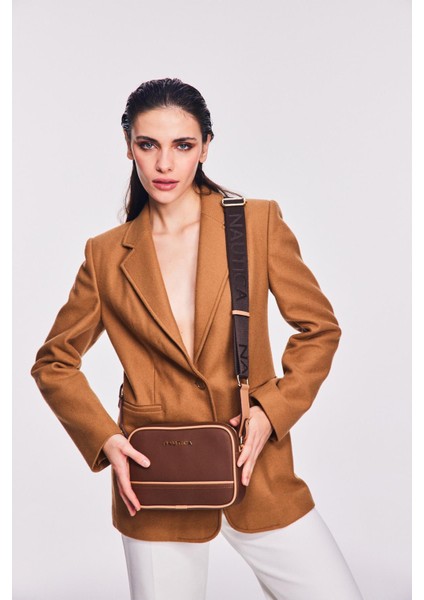 CN6502T Kadın Çapraz Çanta A.kahve Lattte