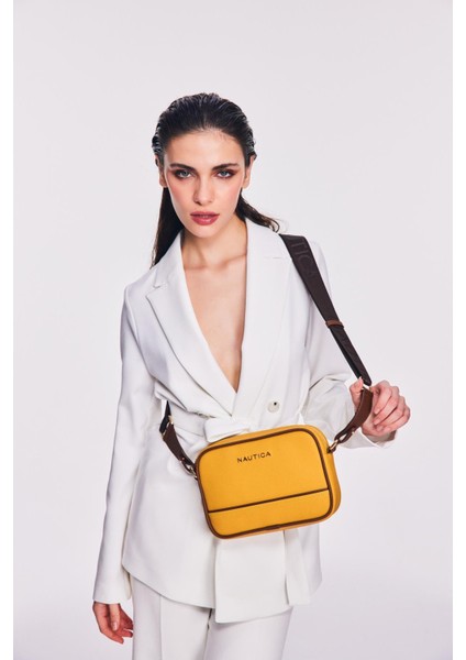 CN6502T Kadın Çapraz Çanta Hardal A.kahve