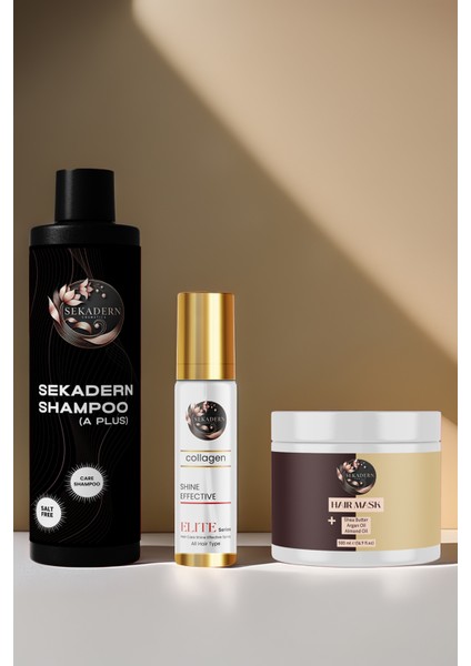 Cosmetics Sekadern Şampuan – Sprey - Krem Bakım 3'lü