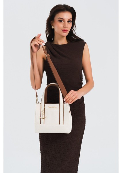 CN7237 Kadın Çapraz Çanta Krem fiyatları