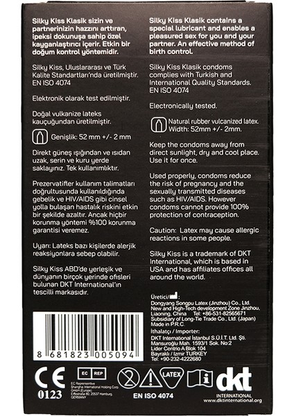 Klasik Prezervatif modelleri