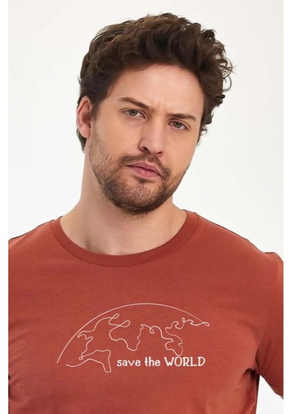 Erkek Baskılı Combact Sıfır Yaka Tişört modelleri