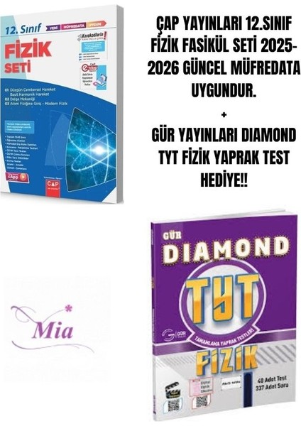 12.sınıf Fizik Fasikül Seti Hediyeli