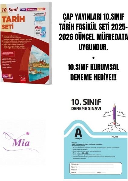 10.sınıf Tarih Fasikül Seti Hediyeli