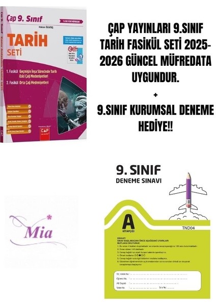 9.sınıf Tarih Fasikül Set Hediyeli