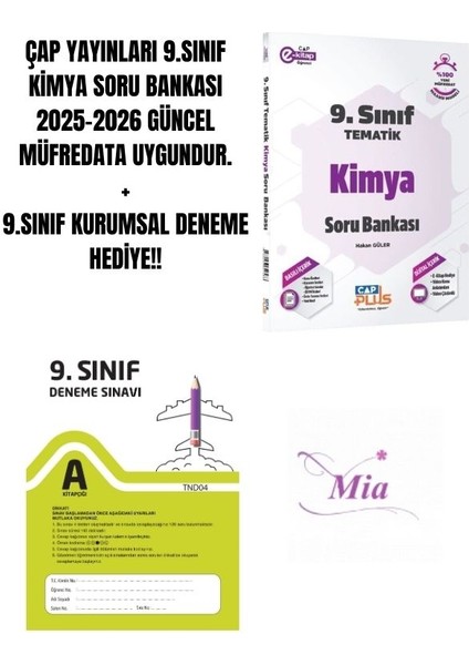 9.sınıf Kimya Soru Bankası Hediyeli