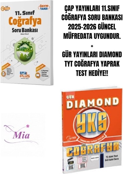11.sınıf Coğrafya Soru Bankası Hediyeli