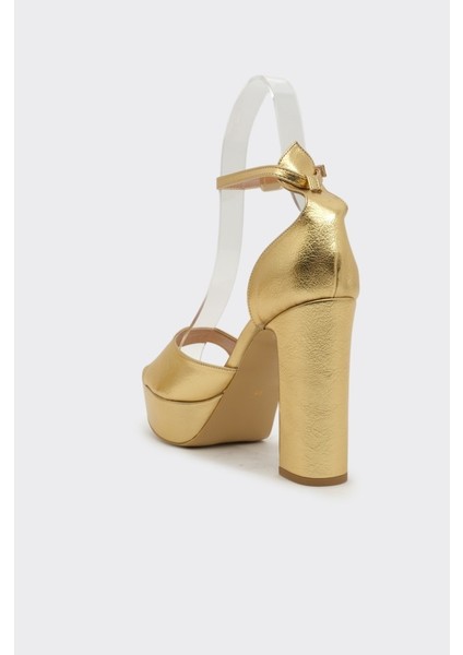 Bilekten Bantlı Platformlu Kadın Topuklu Ayakkabı modelleri